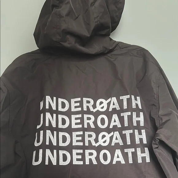 Underoath Black Windbreaker Jacket - Picture 8 of 9